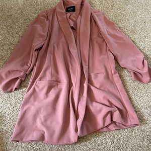 Blazer. 3/4 length sleeves. Long style.